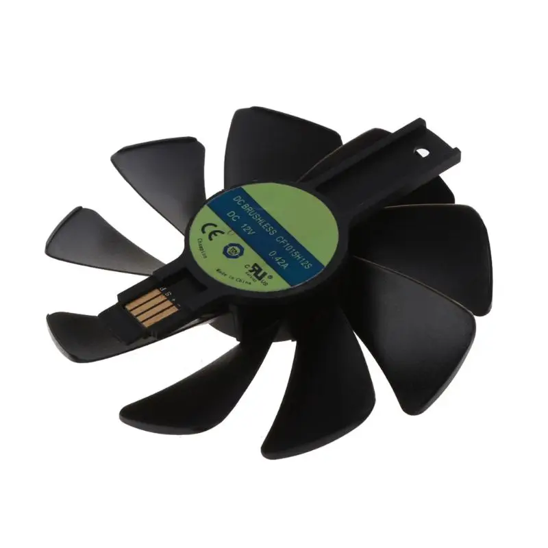 

2Pcs CF1015H12S 12V 0.42A Cooler Fan Graphics Card Fans for RX 580 570 480