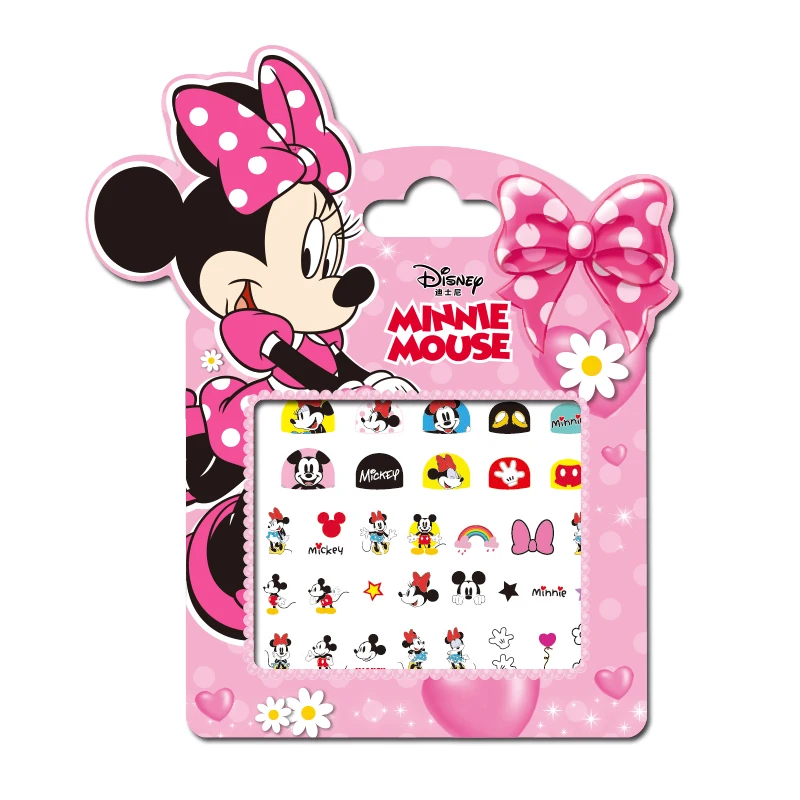 5 pcs Disney Mickey Minnie Makeup Toy Nail Stickers Girl Sticker Toys For Kids Gifts | Игрушки и хобби