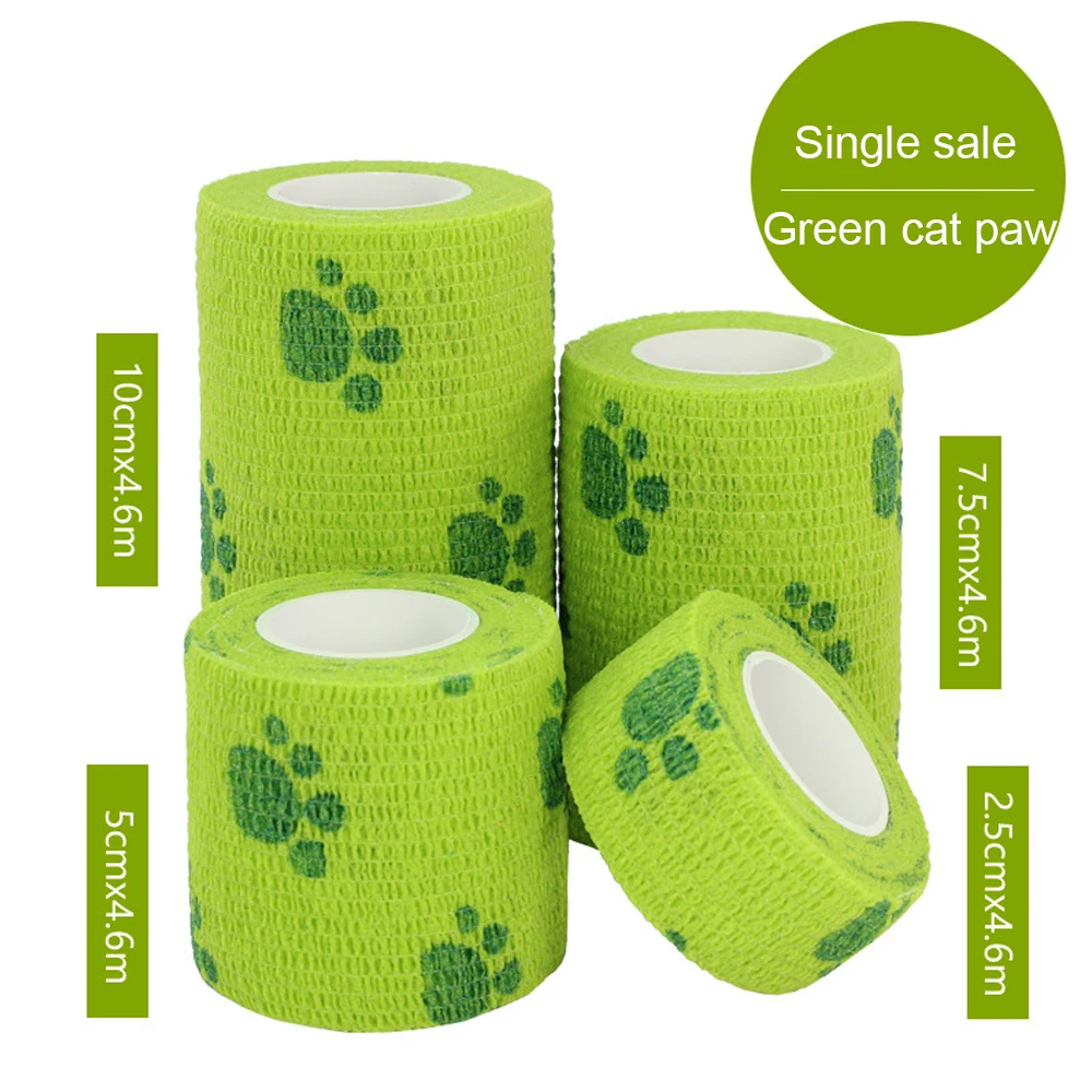 

Sport Fitness Finger Protector Wrist Knee Protector WrapTape Print Medical Self Adhesive Elastic Bandage First Aid Kit Pet Tape