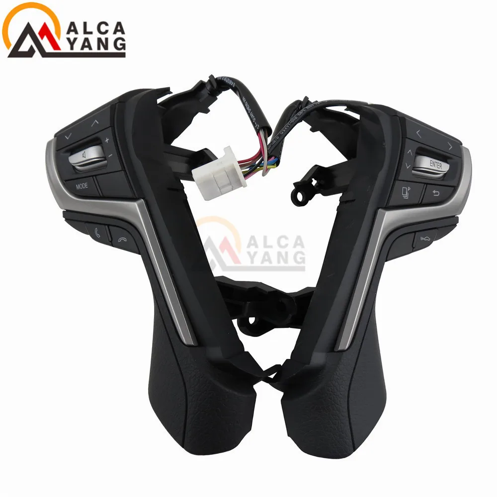 Черные кнопки управления на руль с кнопками для автостайлинга Toyota Land Cruiser Prado |