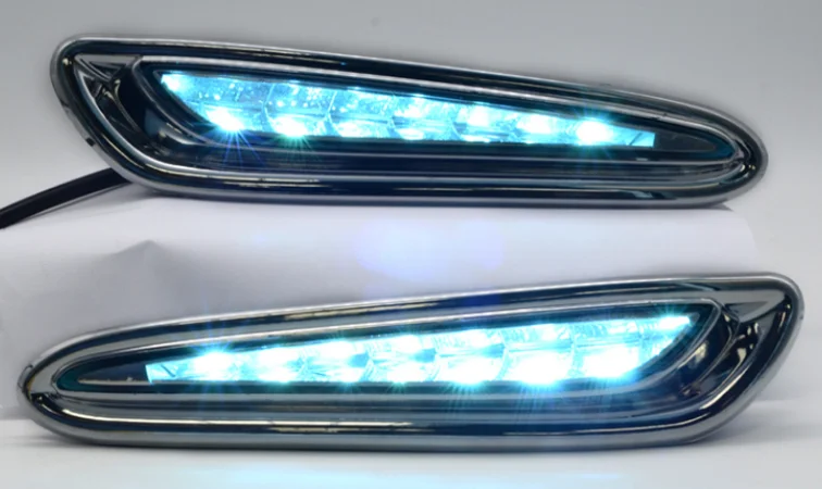 2 шт. 12 В автомобильный DRL Фонарь Светодиодный дневной ходовой светильник Дневной