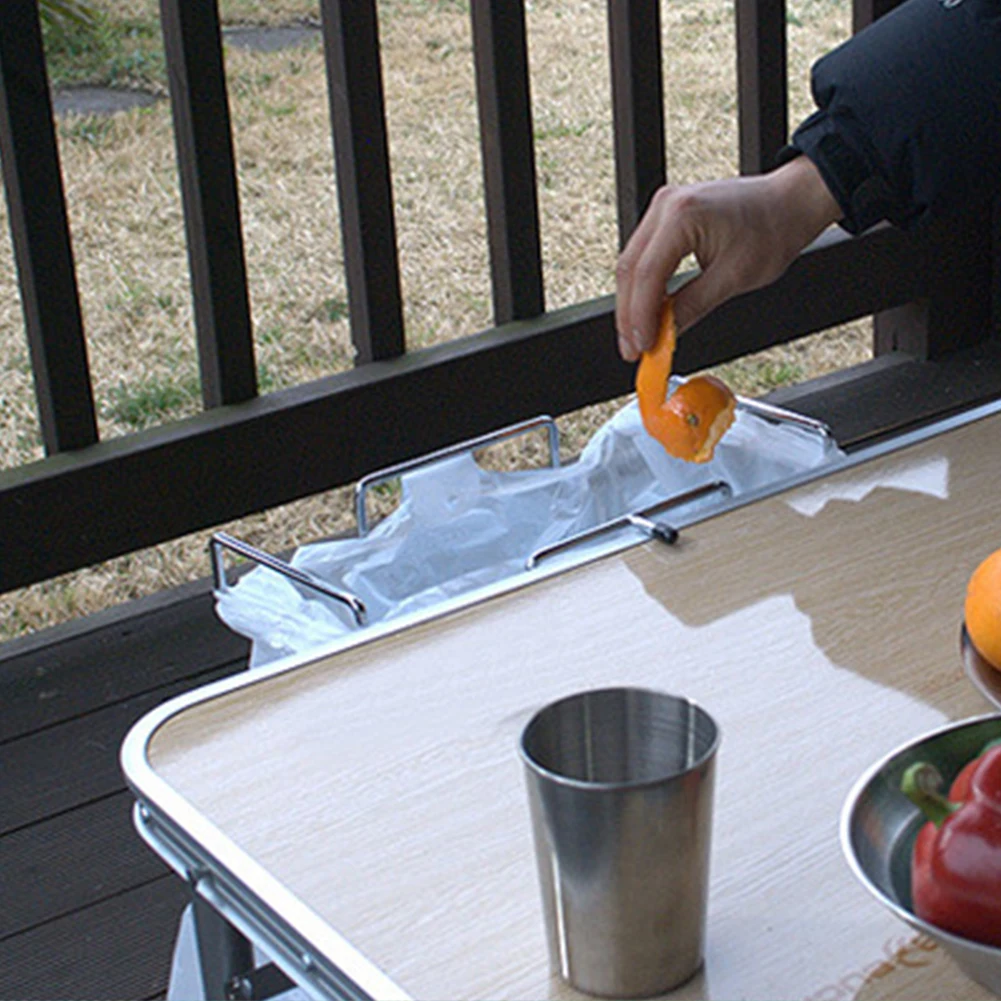 Портативный держатель для мусорного мешка подвесная настольная сумка мусора