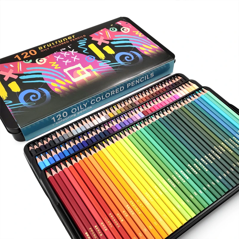 Брутальный 72/120/180/260 квадратные цветные карандаши для взрослых художников