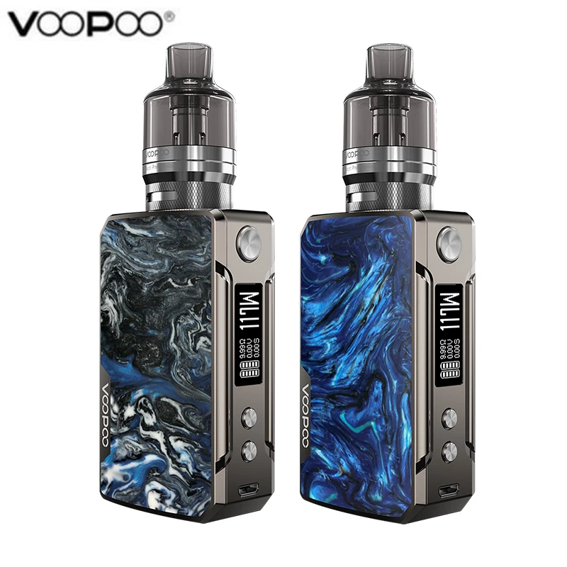 VOOPOO перетащите мини комплект из платины обновления Edition 117 Вт 4400 мА/ч 4 5 мл | Отзывы и видеообзор