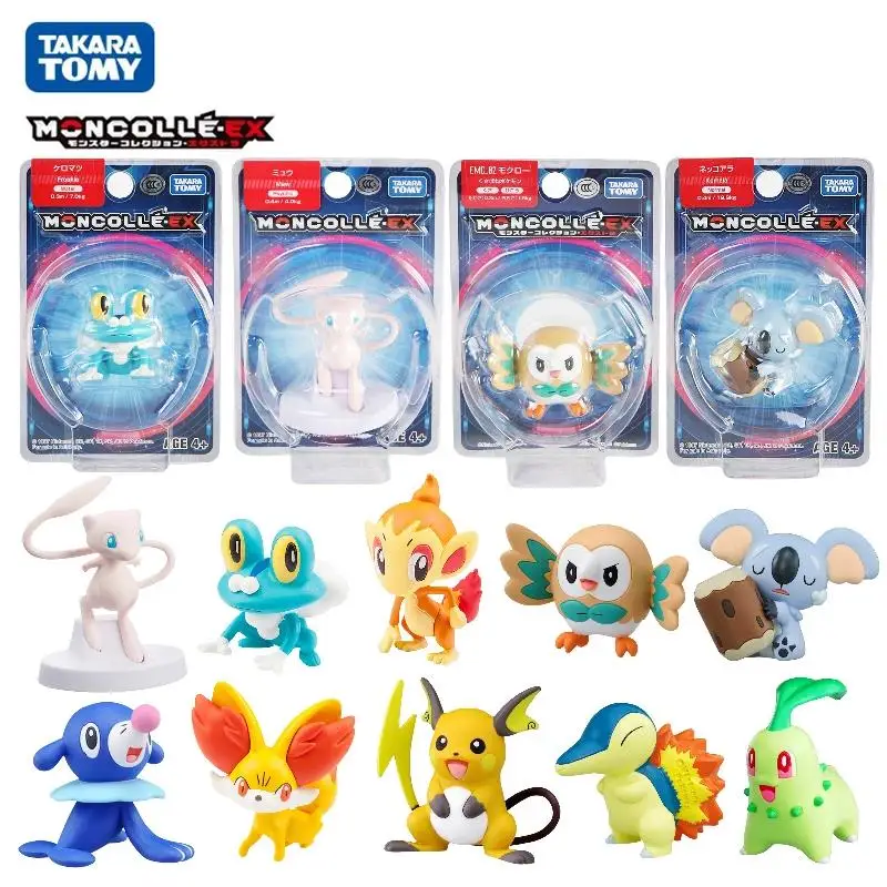 

TAKARA TOMY Genuine Pokemon Figurines Anime Sword and Shield Sun & Moon Pikachu Mew Snorlax Action Figure Model Toys Kids Gift