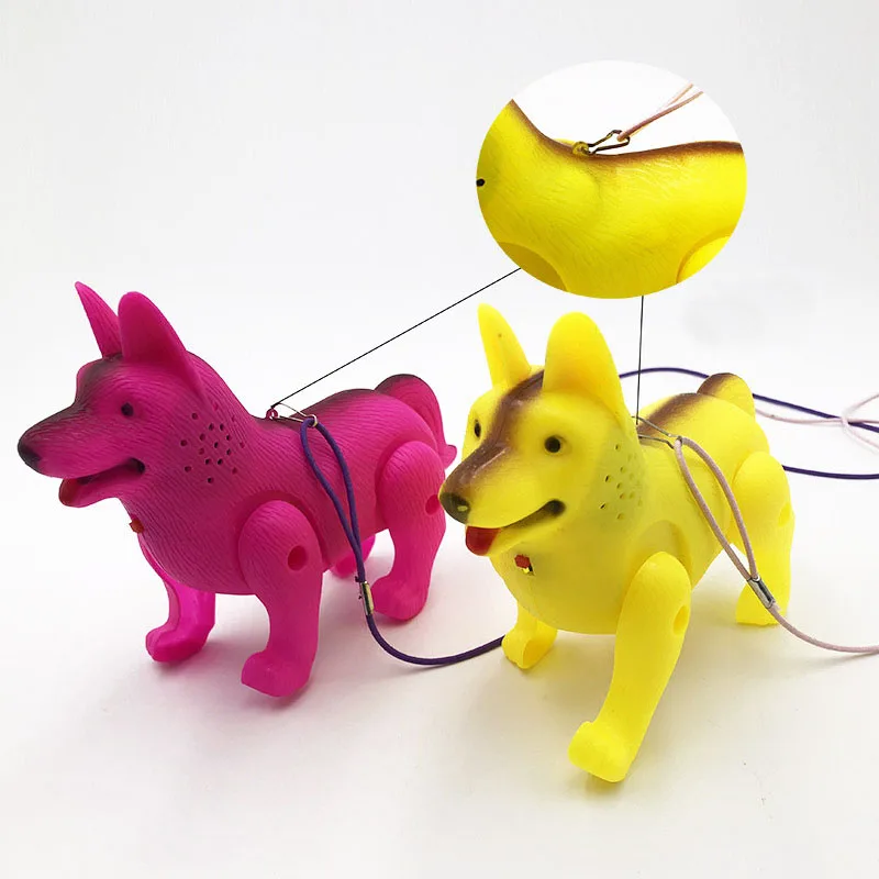 Детская игрушка со звуком для собак сверхпрочная забавная светодиодный вая