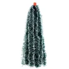 Лента-Гирлянда для рождественской елки, 200 см, разноцветное Рождественское украшение, белый, темно-зеленый цвет