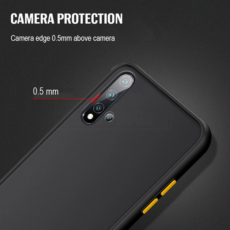 Прозрачный армированный чехол для телефона huawei Honor 20 Pro, противоударный силиконовый чехол huawei Honor 20S Nova 5 T, чехол на заднюю панель
