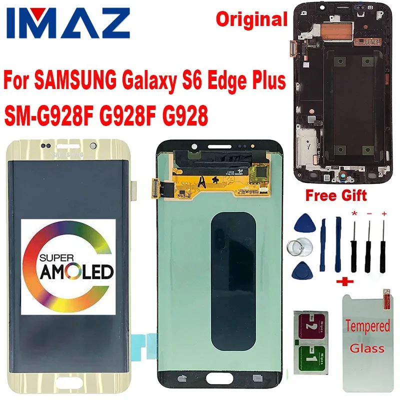 Оригинальный дисплей IMAZ для SAMSUNG Galaxy S6 Edge Plus SM-G928F G928F G928 ЖК-дисплей с сенсорным
