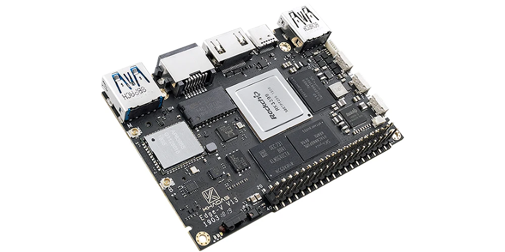 Khadas SBC Edge-V Basic RK3399 с 2G DDR4+ 16GB EMMC5.1 Mouldboard