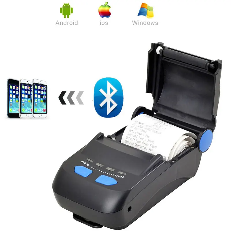 Новое поступление портативный bluetooth принтер Bluetooth+ USB интерфейс термопринтер