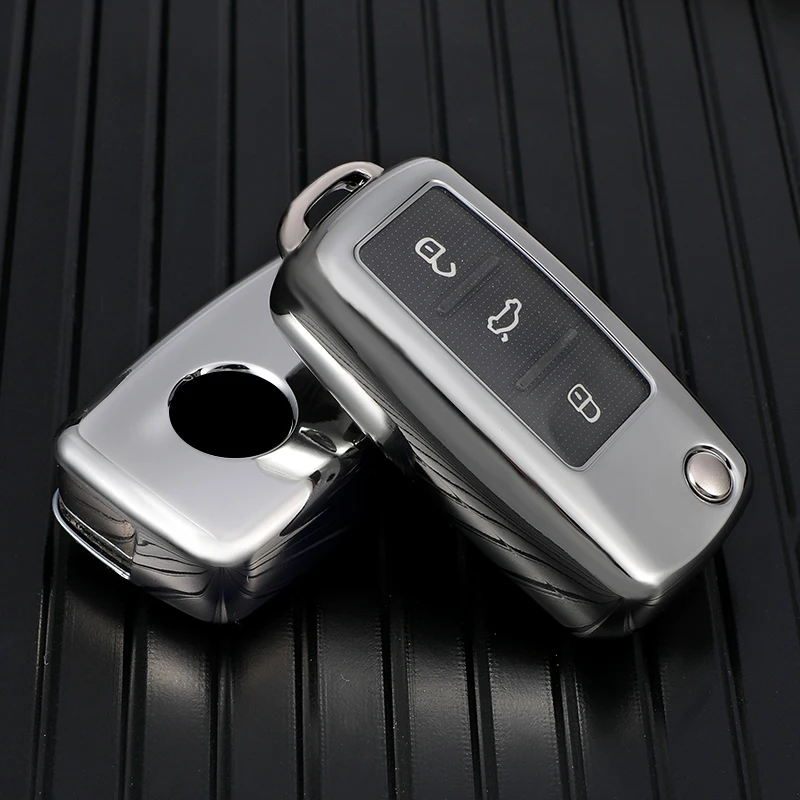 

Tpu Car Key Case Key Holder Cover for VW Volkswagen Polo Tiguan Passat B5 B6 B7 Golf 4 5 6 MK6 Jetta Lavida for Skoda Octavia