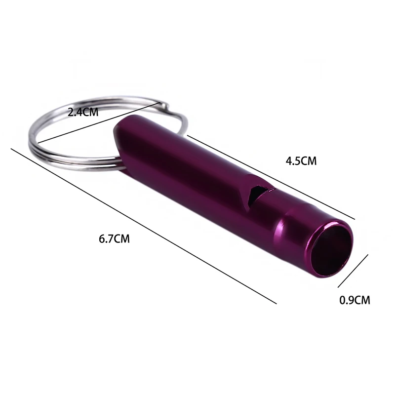 

5PCS Whistles Training Whistle Multifunctional Aluminum Emergency Survival Whistle Keychain for Camping Hiking Outdoor Sport