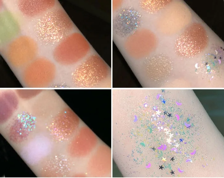 16 цветов Палитра теней для век натуральные матовые мерцающие пигментированные