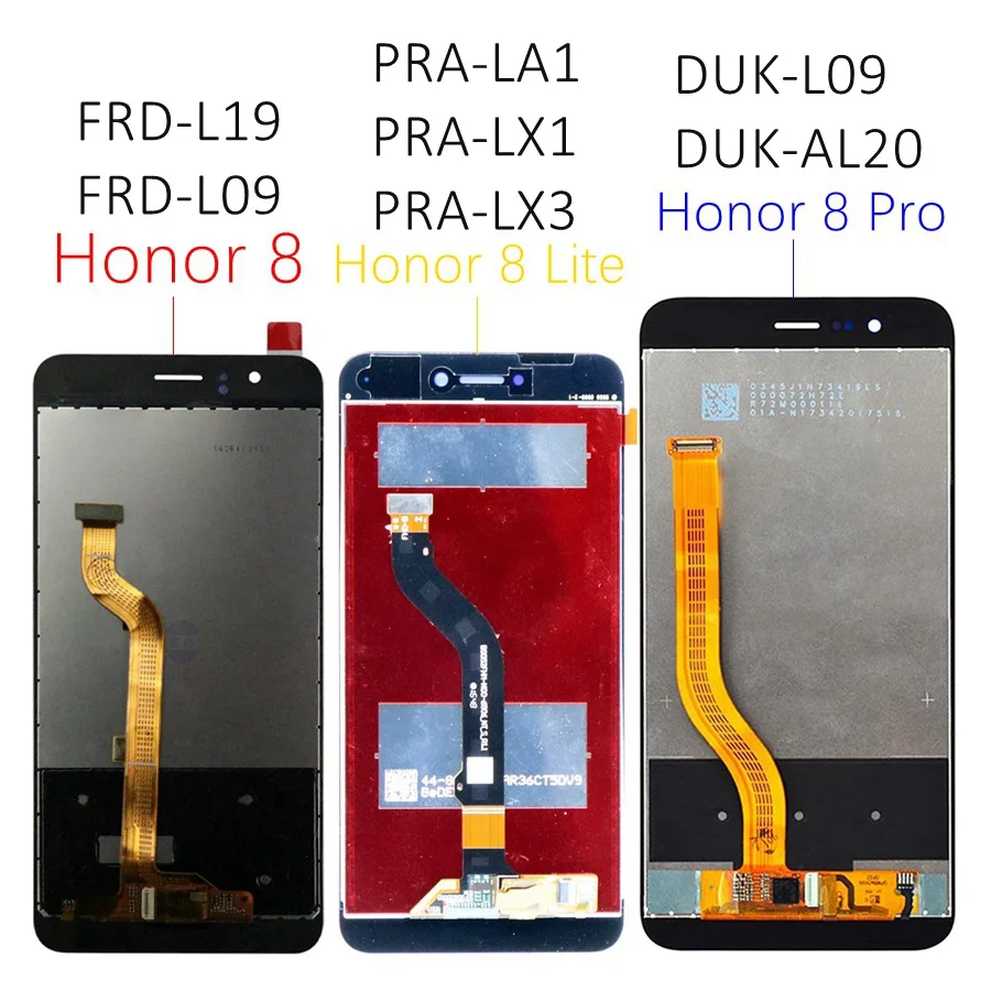 Huawei Honor 8 Pro ЖК-дисплей сенсорный экран дигитайзер для huawei Honor 8 Lite lcd 8pro DUK L09 PRA TL10 LA1 LX1 LX3 FRD L09 L19
