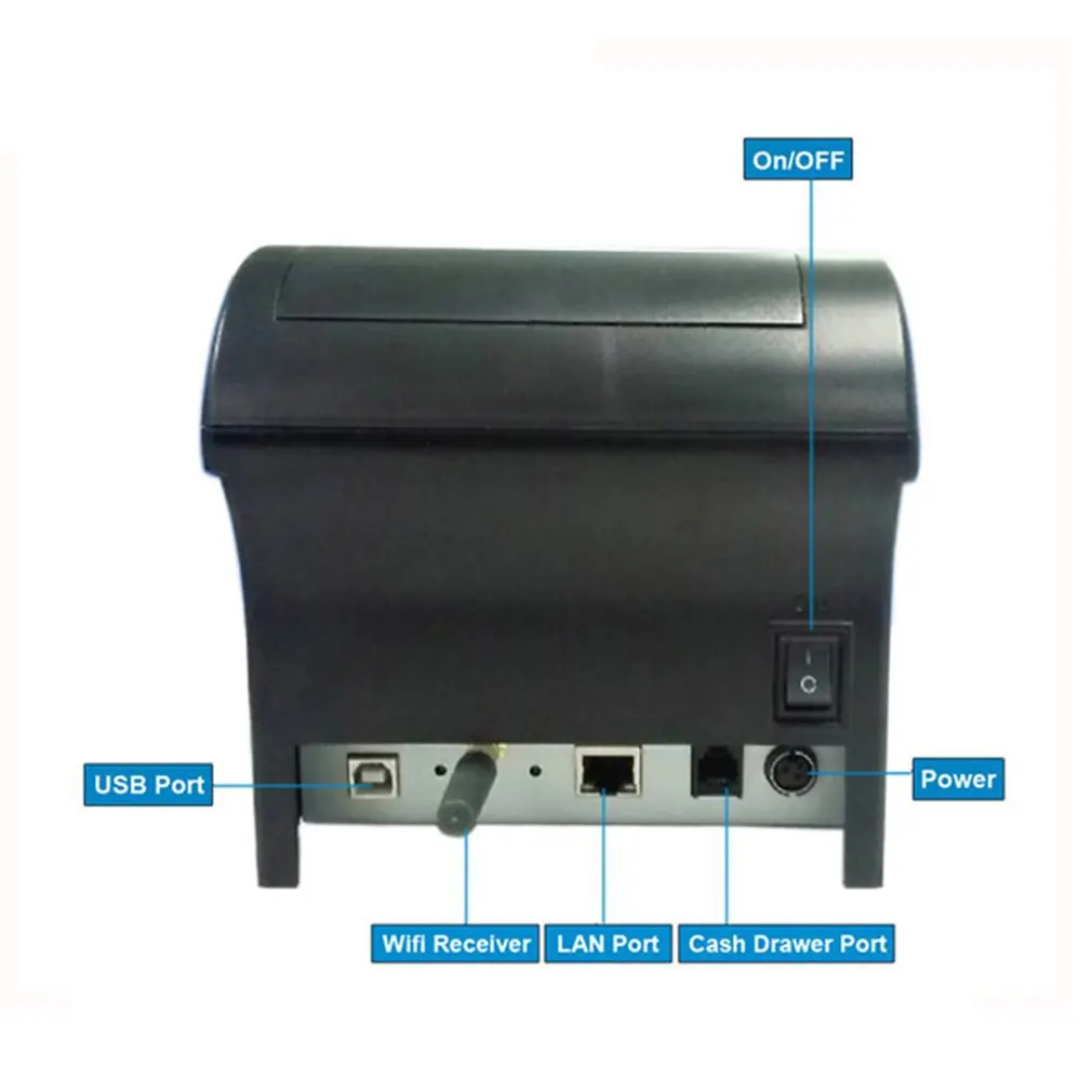 POS-8220 компактный беспроводной WIFI POS термопринтер 80 мм автоматический резак USB +