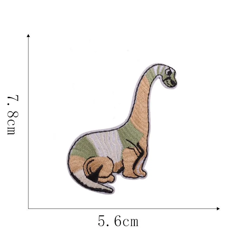 

Cartoon Dinosaur Embroidery Cloth Sticker Adhesive Cute Animal Children's Clothing Decoration Patch Sticker Clothing Accessories