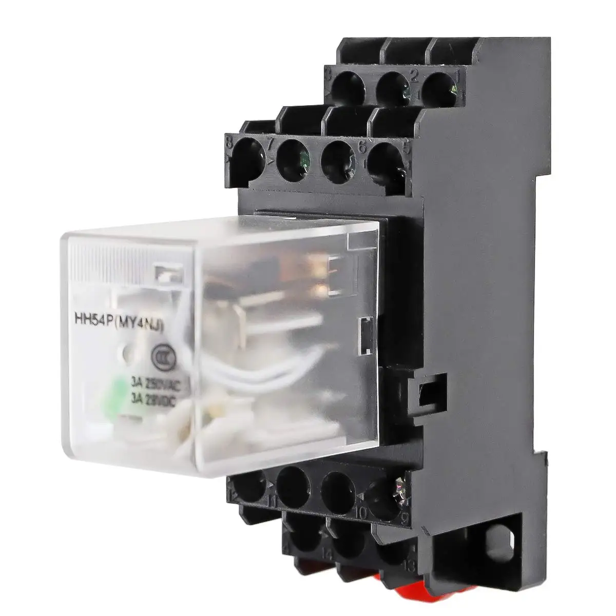 HH54P AC DC 220V 110V 12V V24V катушка 14 Pin 5A 4PDT светодиодный индикатор электромагнитное реле