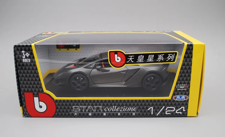 Bburago 1/24 1:24 Масштаб Lamborghini Sesto Element гоночный спортивный автомобиль литый под