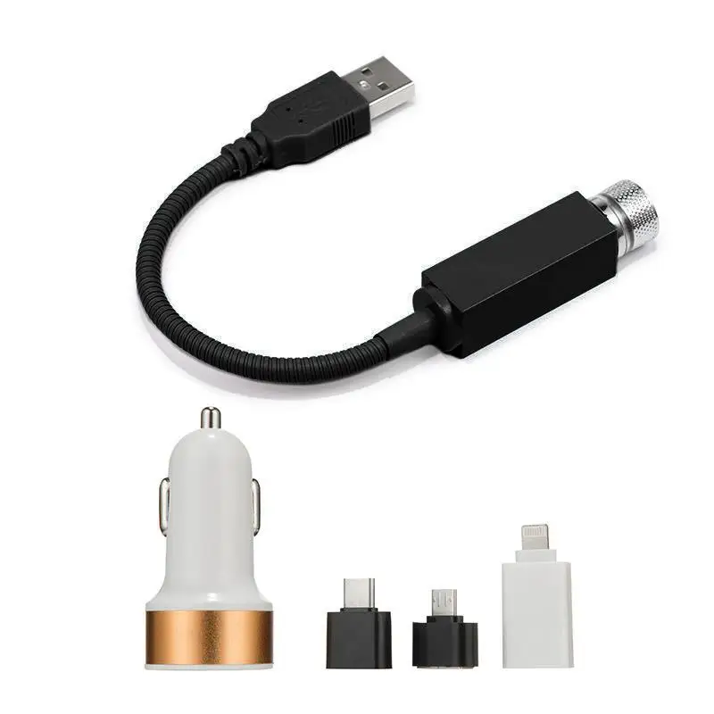 2020 Регулируемый зарядных порта USB для автомобиля декоративная интерьерная