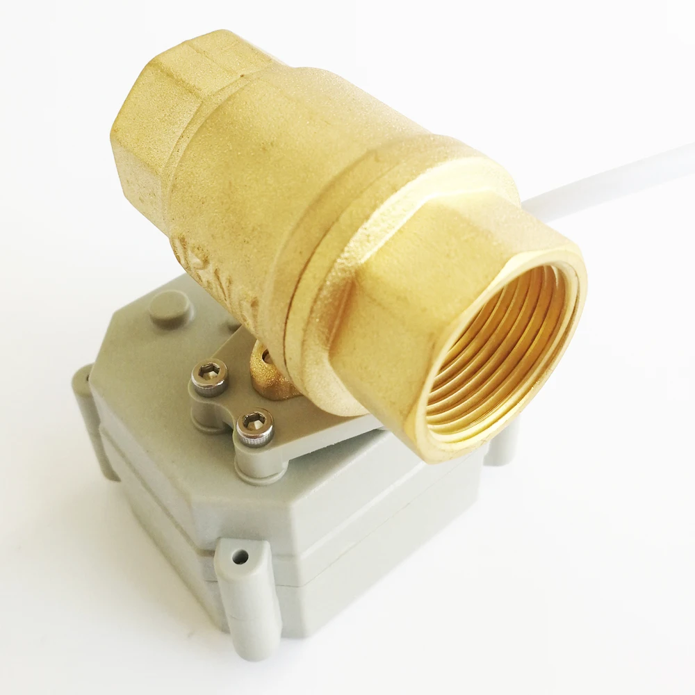 BSP/NPT 3/4 ''латунный Электрический водяной клапан DC12V 2 сторонний DN20 полный порт