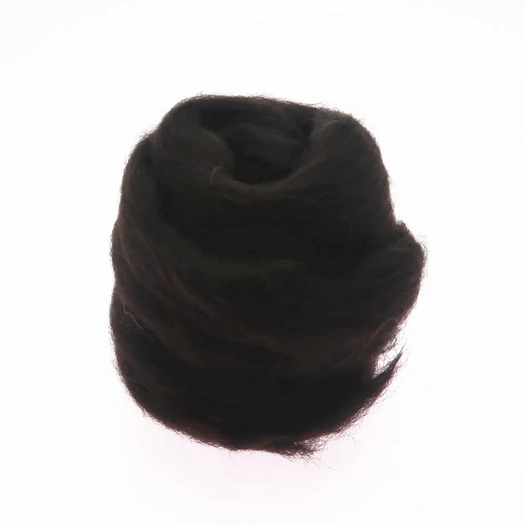 10g/50/100g/основные Цвет серии шерстяные волокна с изображениями цветов и животных шерсть войлок ручной работы спиннинг DIY Craft материалы инструмент войлочные рождественские - Цвет: 37