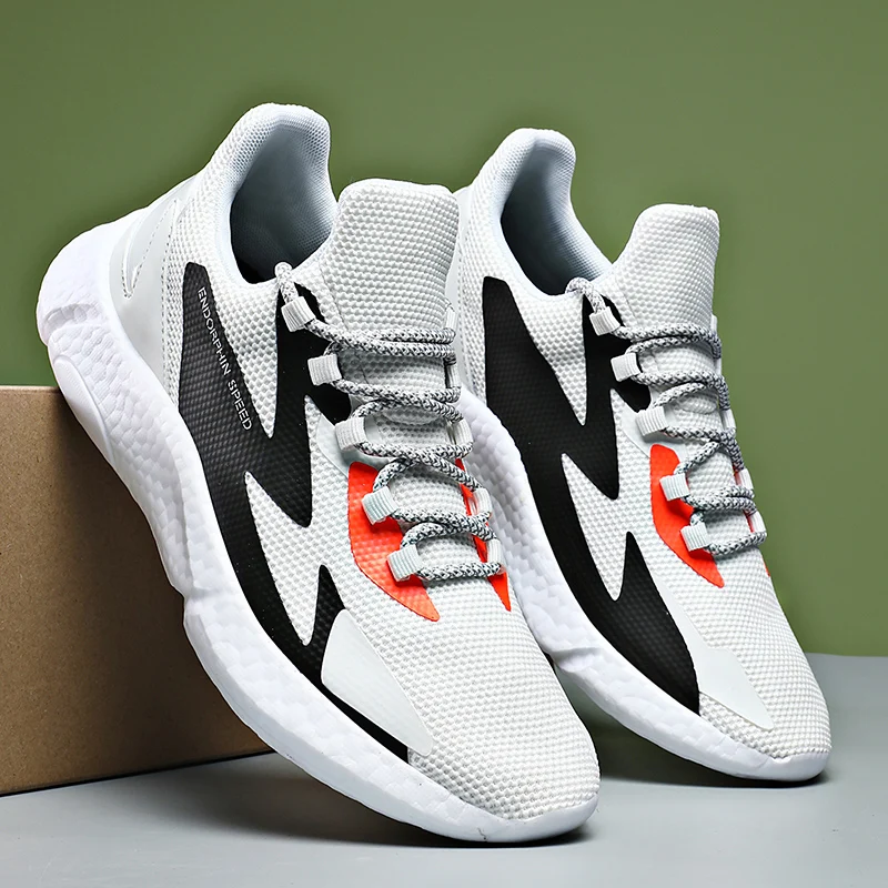 

FEBMOFL Four Seasons Mens Sneakers Shoes Casual Running Walking Shoes for Men Breathable Soft Sole Chaussure Homme Size 39-46