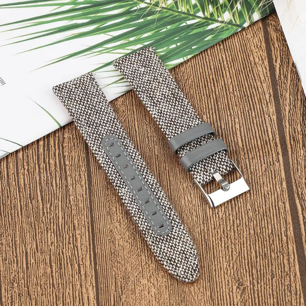 

22mm 20mm Strap for Samsung Galaxy Watch Active Soft Breathable Fabric Band for Galaxy Watch 46mm 42mm Replacement Bracelet