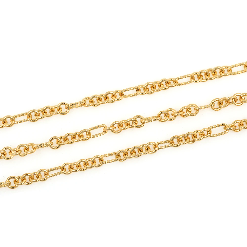 Used In Jewelry Making DIY Supplies Necklace Bracelet Chain Found Round Link Chain Is Suitable For Pendant Jewelry Accessories