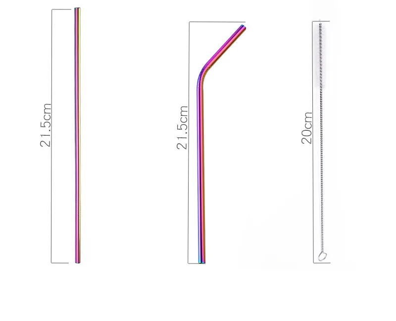7 шт./компл. креативная портативная посуда с титановым покрытием цветная