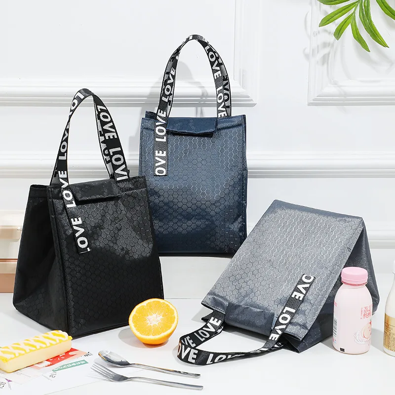 Portable Lunch Box Thermal Bag Large Capacity Picnic Work Fo