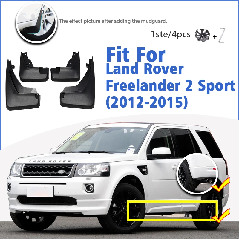 

Брызговики для Land Rover Freelander 2 LR2 Sport 2012-2015, передние и задние детали, брызговик от грязи, брызговики