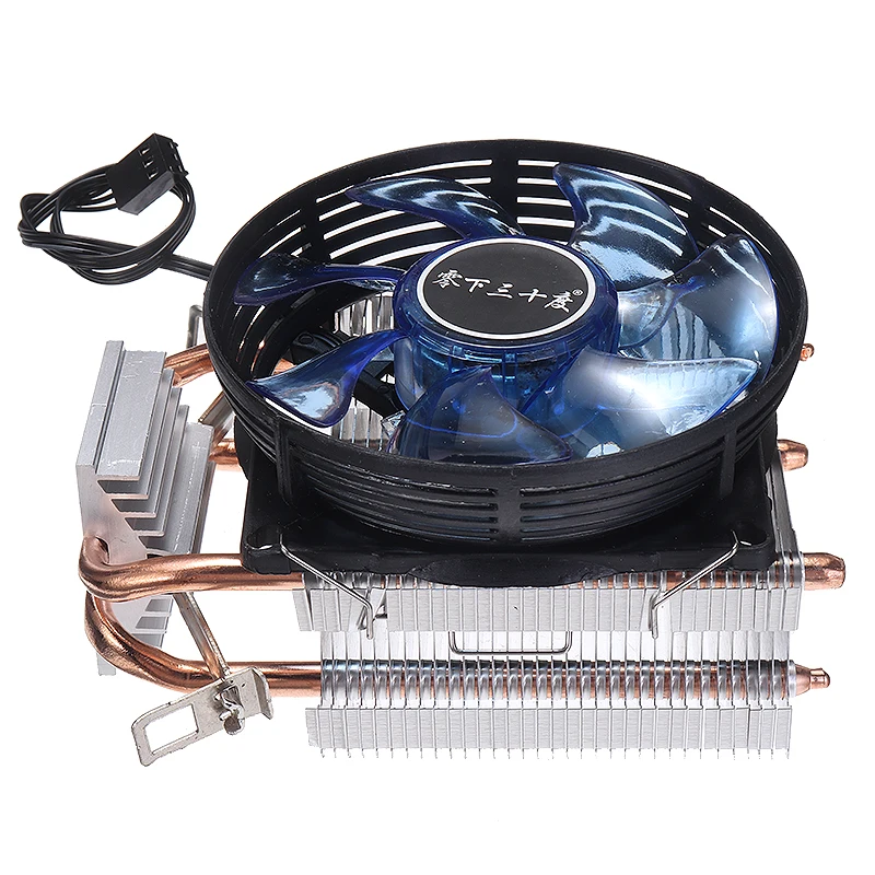 New Arrival Blue LED CPU Cooler Fan Heatsink for Intel LGA1155 /775/AMD AM4/AM3+/AM3/AM2+ Fans Cooling Computer Accessories | Компьютеры и