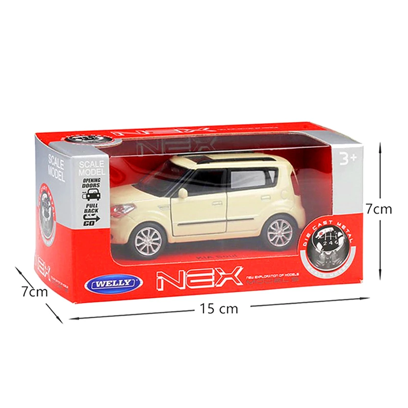 Модель автомобиля из сплава 1:36 модель Kia Soul SUV музыка и вспышка | Игрушки хобби