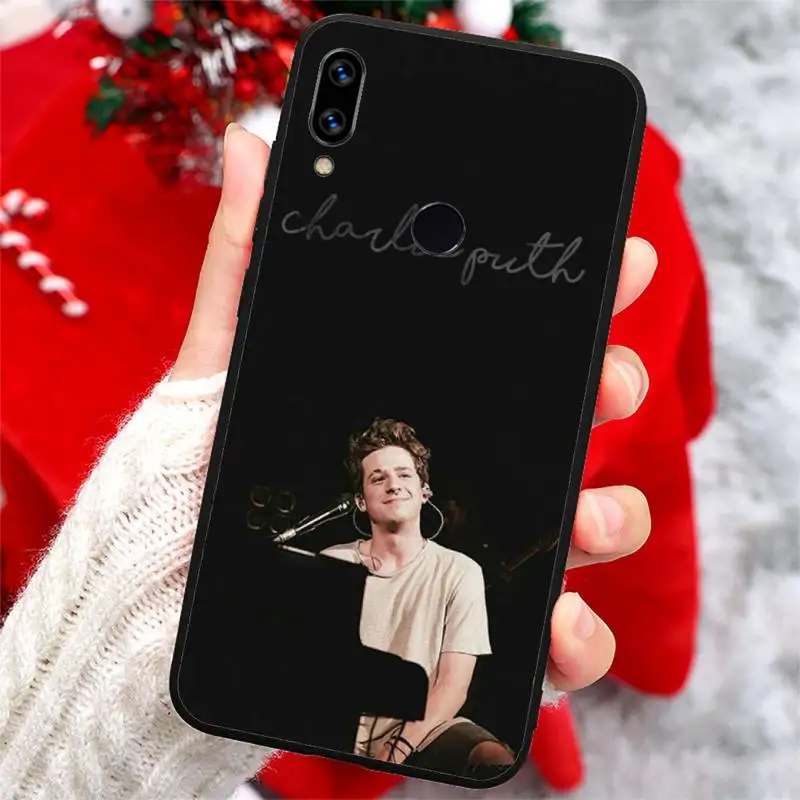 

Charlie Puth American male singer Phone Case For Xiaomi Redmi note 7 8 9 t k30 max3 9 s 10 pro lite