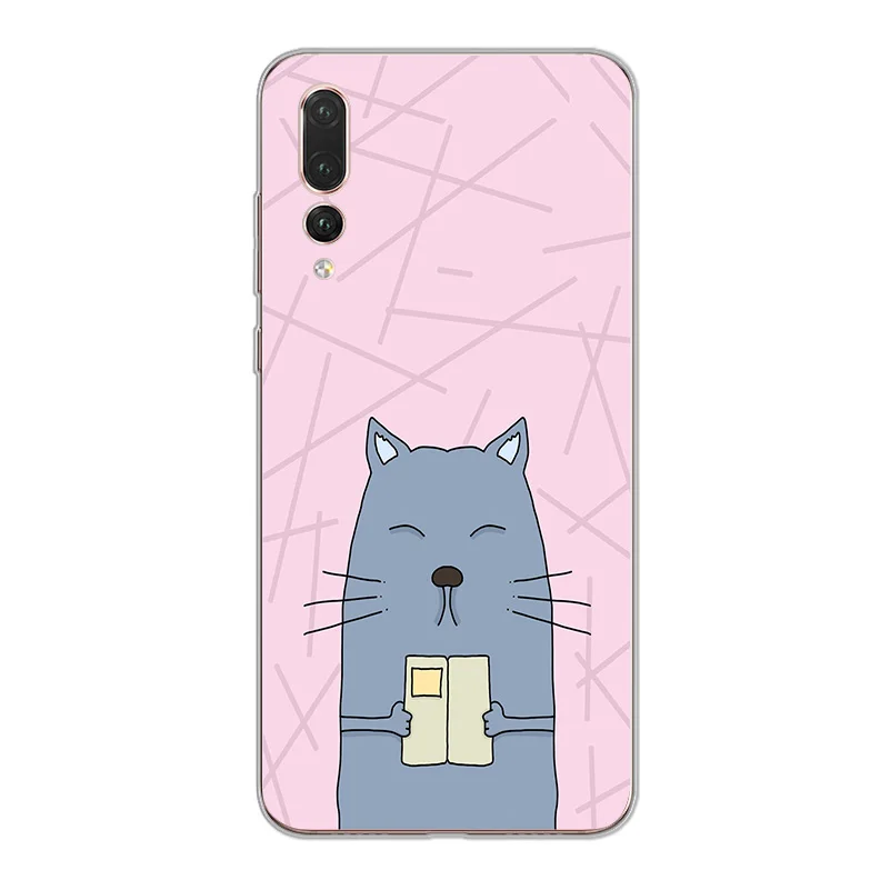Чехол для телефона ciciber Corgi Cat мягкий силиконовый чехол Huawei P30 P20 Pro lite huawei P10 P9 P8 Lite P