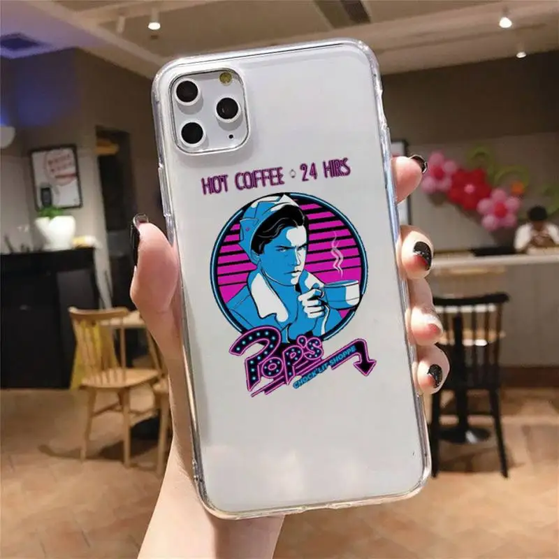 

Riverdale Southside Serpent Phone Case Transparent for iPhone 6 7 8 11 12 s mini pro X XS XR MAX Plus cover funda shell