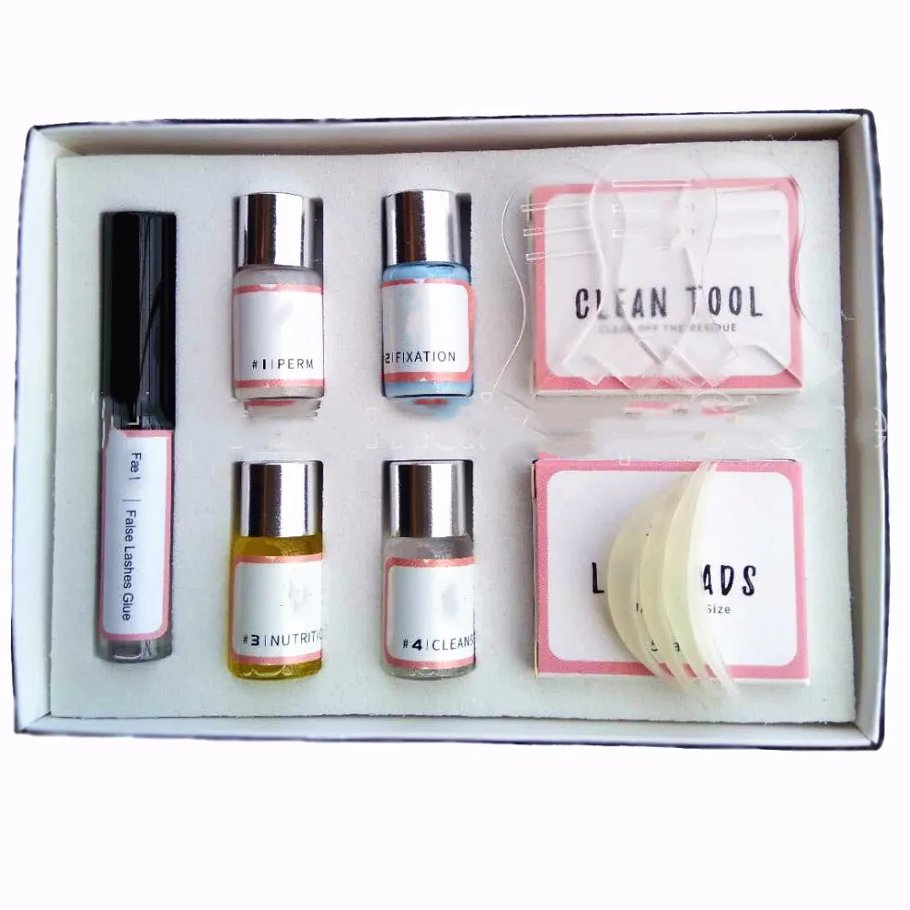 Набор для завивки ресниц подтяжка с клеевой щеткой y-образной формы