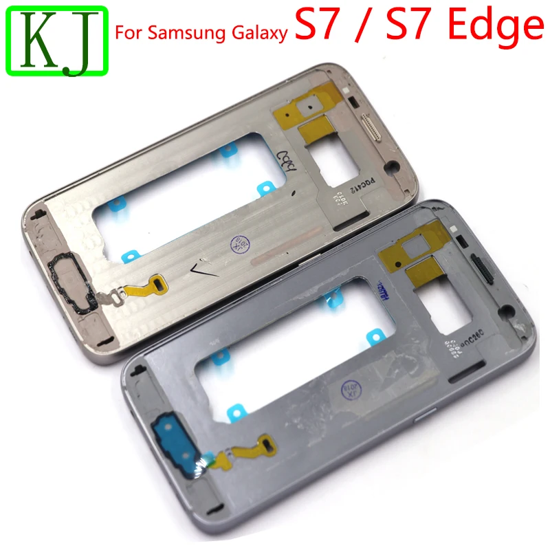 S7 Edge средняя рамка для samsung Galaxy S7 G930 G935 металлический ЖК-держатель средняя пластина Корпус рамка Шасси