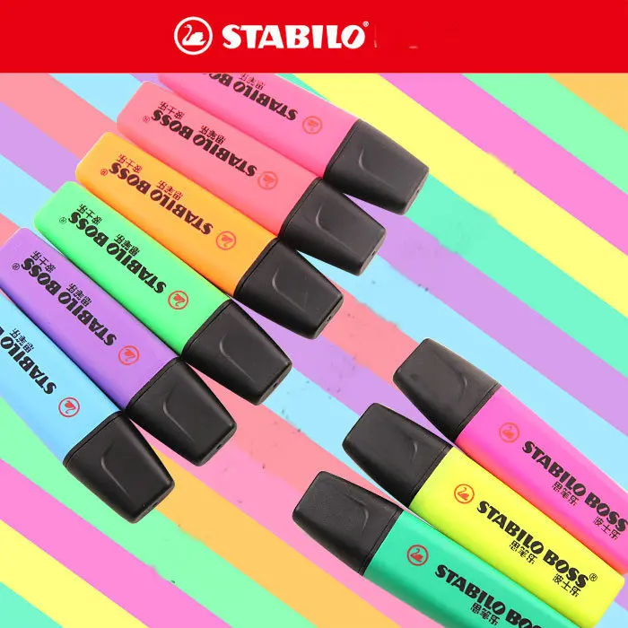 Stabilo Textmarker Boss Оригинал 70 хайлайтер Германия