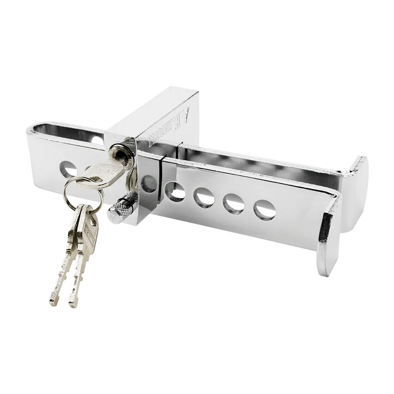 

8 Holes Brake Pedal Car Lock Clutch Lock Trailer Lock Auto Throttle Security Steel Stainless Anti-Theft Tool Pedal Accelerator