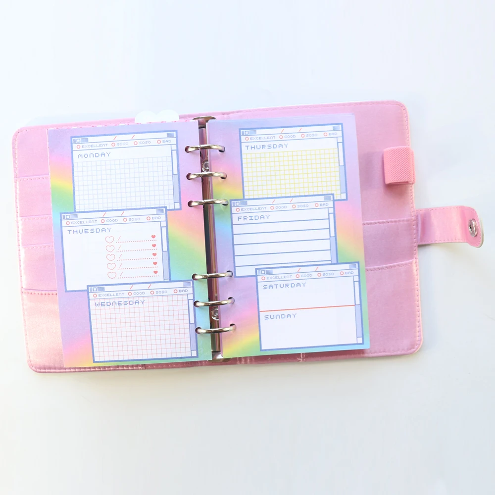 Domikee Творческий твердый переплет школьный спиральный блокноты канцелярские