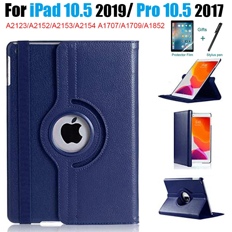 Кожаный чехол с поворотом на 360 градусов для Apple iPad Air 3 10 5 2019 Pro 2017|Чехлы планшетов и