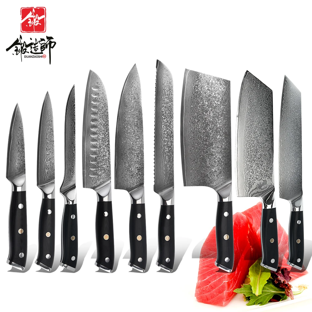 Нож из дамасской стали высококачественный нож шеф повара японский VG10 67 слойный