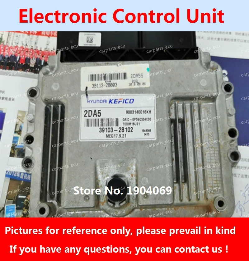 

For Hyundai KIA MEG17.9.21 Car Engine Computer Board/ECU/Electronic Control Unit/39103-2B012/39103-2B026 ITA5/391B2-03FA1 PB05