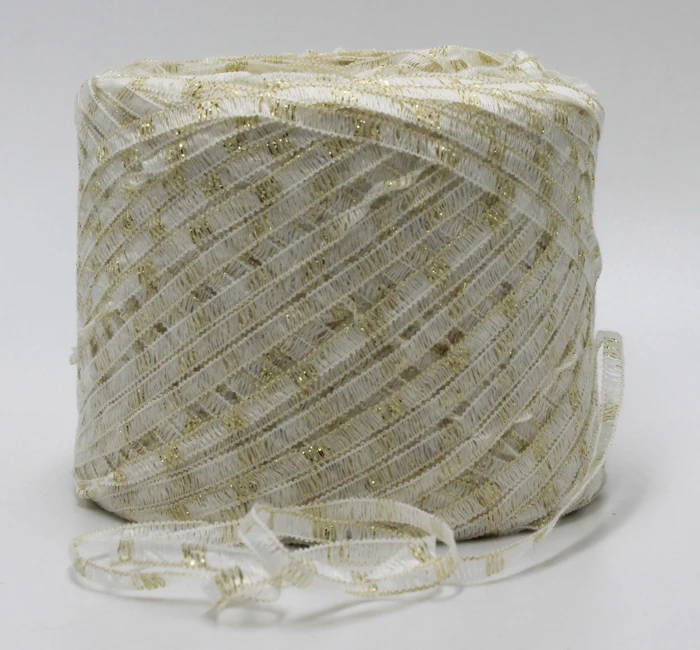 50 г/лот хлопчатобумажная металлическая пряжа для ручного вязания шелковая