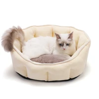 cat bed deep sleep comfort warm cat room soft cat bed house mattress puppy cage foldable and removable cat bed