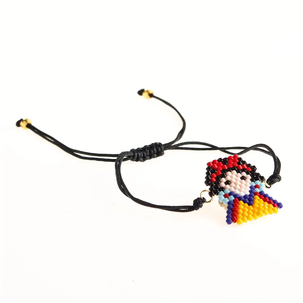 Go2boho Delica MIYUKI браслет для женщин маленькая принцесса Pulseras Mujer Ювелирные изделия Детские Мультяшные браслеты сказка ручной работы