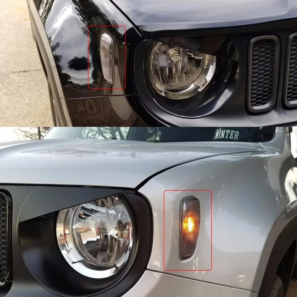 Поворотный сигнал боковая лампа для jeep renegade боковое отражение защита сигнала