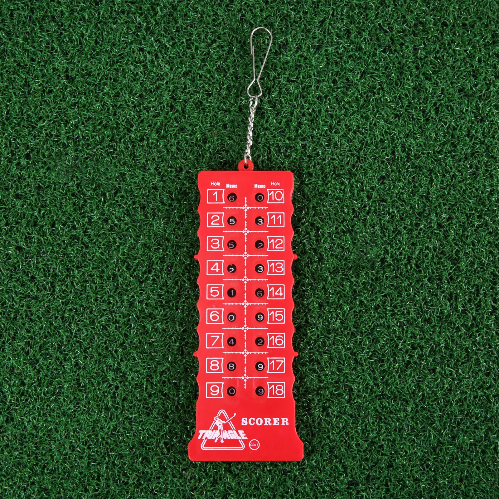 1 шт. Портативный Пластик 18 Отверстие для игры в гольф ход бомбардиром счетчик